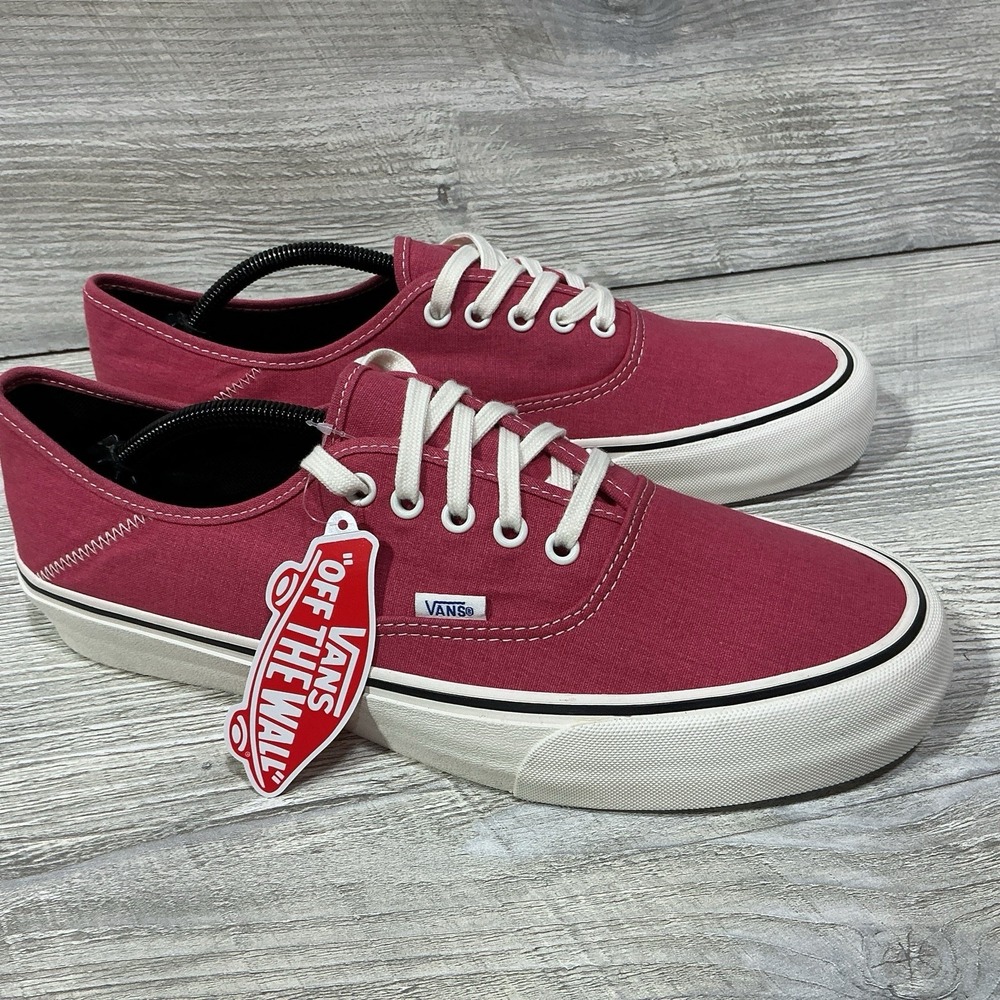 Vans Men's Ultracush Lite Low Top Canvas Casual Sneakers Pink Size 12 NWT NEW